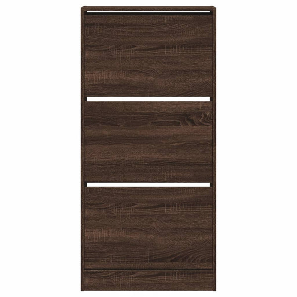 Schuhschrank Braun Eichen-Optik