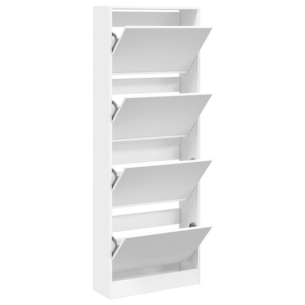 Weißer Schuhschrank aus Holz
