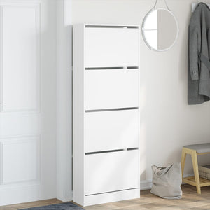 Weißer Schuhschrank aus Holz