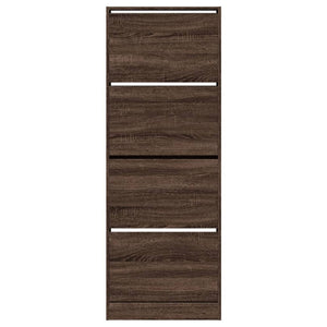Schuhschrank Braun Eichenoptik 60 cm