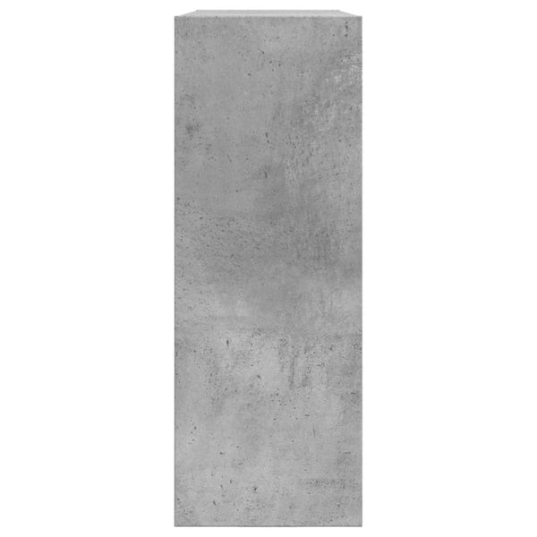 Betongrauer Schuhschrank 80 cm