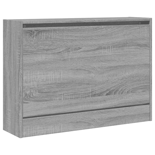 Schuhschrank Grau Sonoma 80 cm