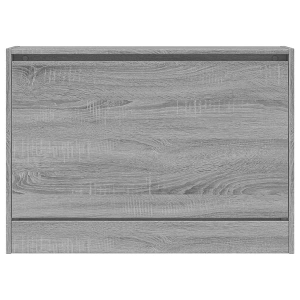 Schuhschrank Grau Sonoma 80 cm