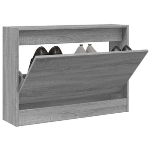 Schuhschrank Grau Sonoma 80 cm
