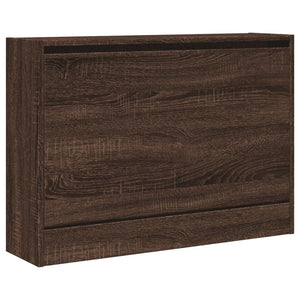 Schuhschrank Braun Eichenoptik 80 cm