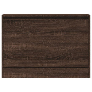 Schuhschrank Braun Eichenoptik 80 cm