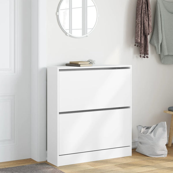Weißer Schuhschrank 80 cm