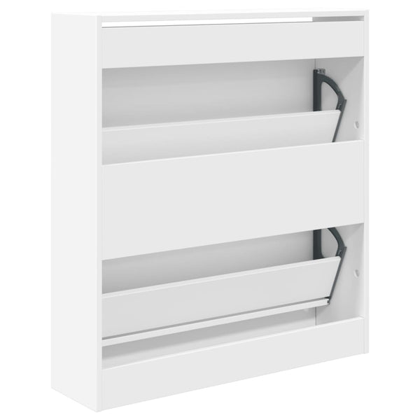 Weißer Schuhschrank 80 cm