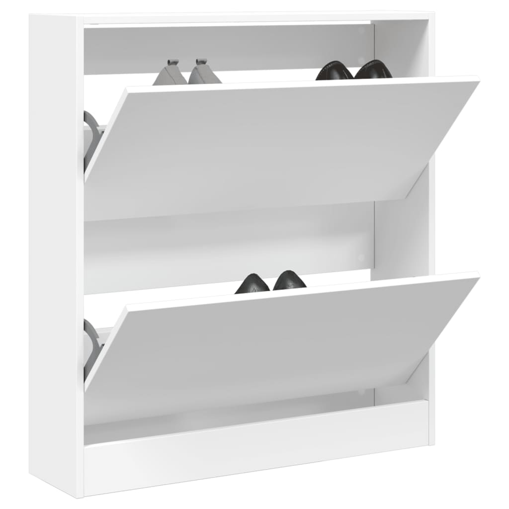 Weißer Schuhschrank 80 cm