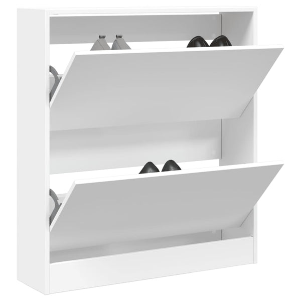 Weißer Schuhschrank 80 cm