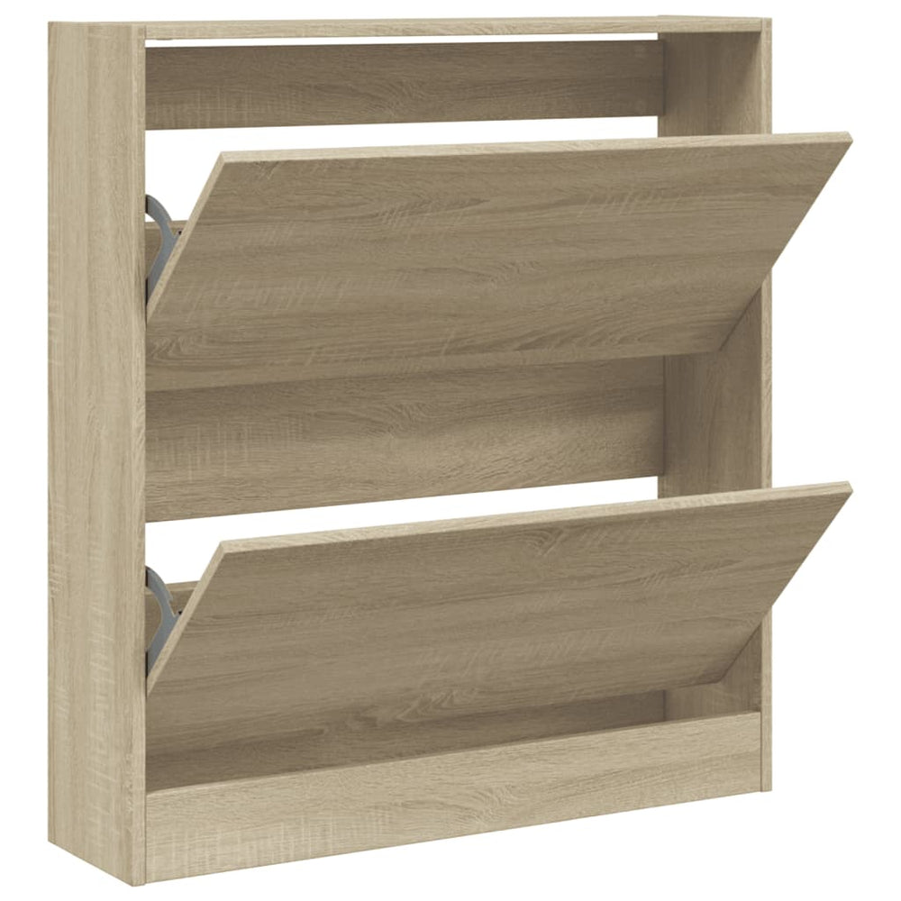 Schuhschrank Sonoma Eiche 80 cm