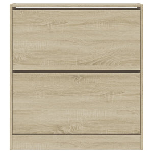 Schuhschrank Sonoma Eiche 80 cm