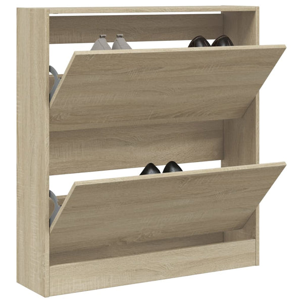 Schuhschrank Sonoma Eiche 80 cm