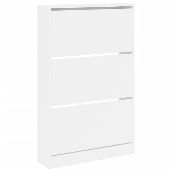 Weißer Schuhschrank aus Holz, 80 cm