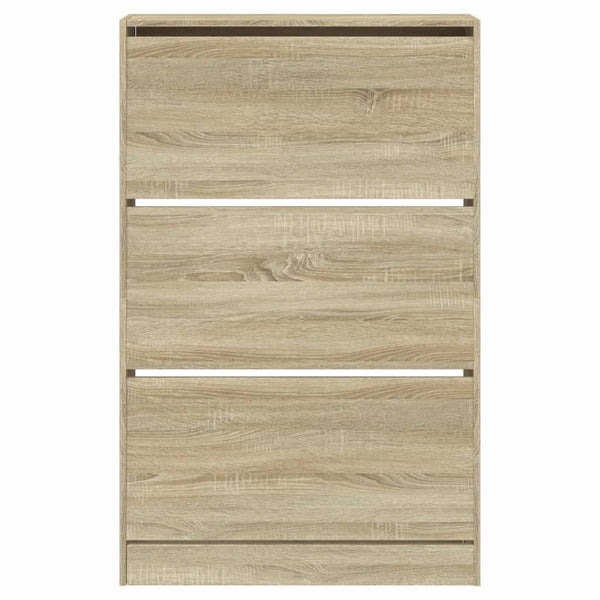 Schuhschrank Sonoma Eiche 80 cm