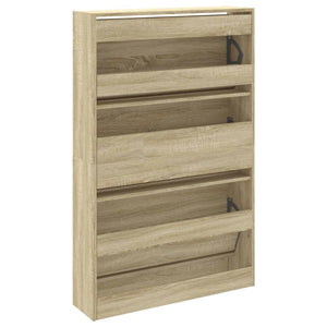 Schuhschrank Sonoma Eiche 80 cm
