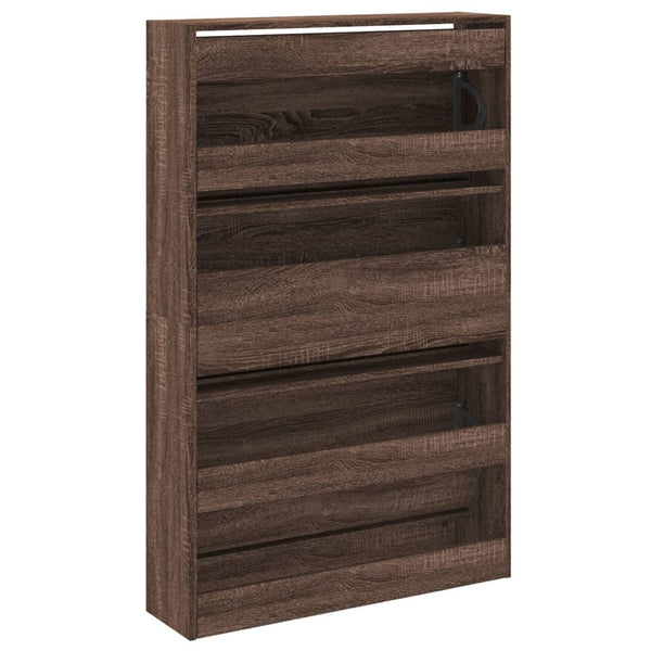 Schuhschrank Braun Eichenoptik