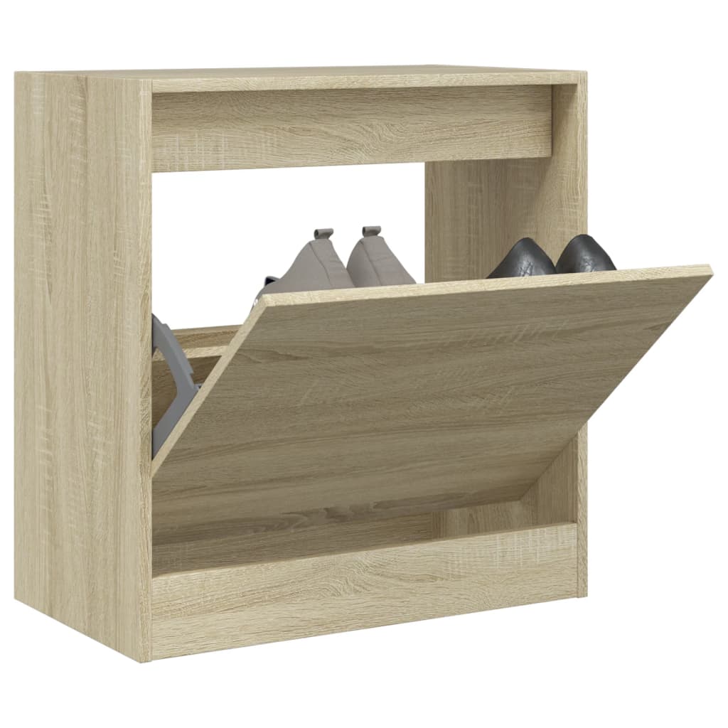 Schuhschrank Sonoma Eiche 60 cm
