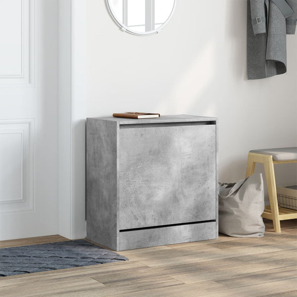 Betongrauer Schuhschrank 60 cm