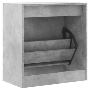 Betongrauer Schuhschrank 60 cm