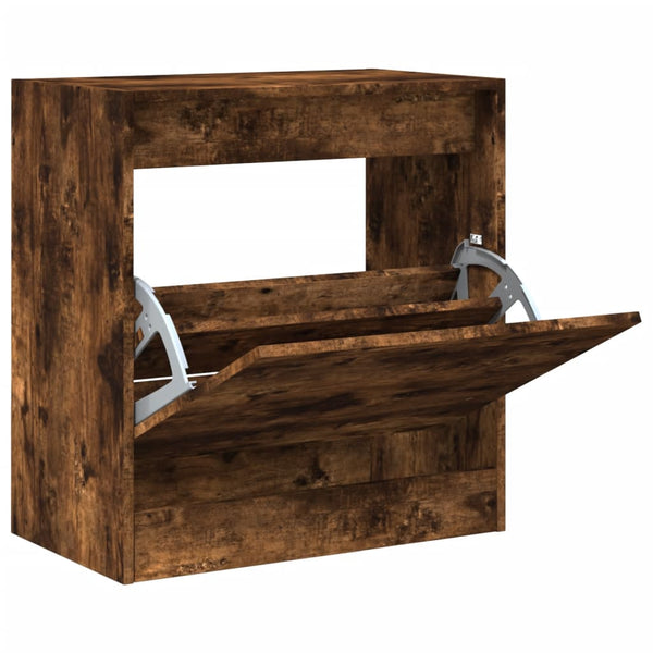 Schuhschrank Räuchereiche 60cm