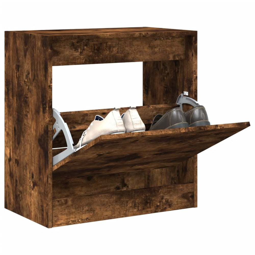 Schuhschrank Räuchereiche 60cm