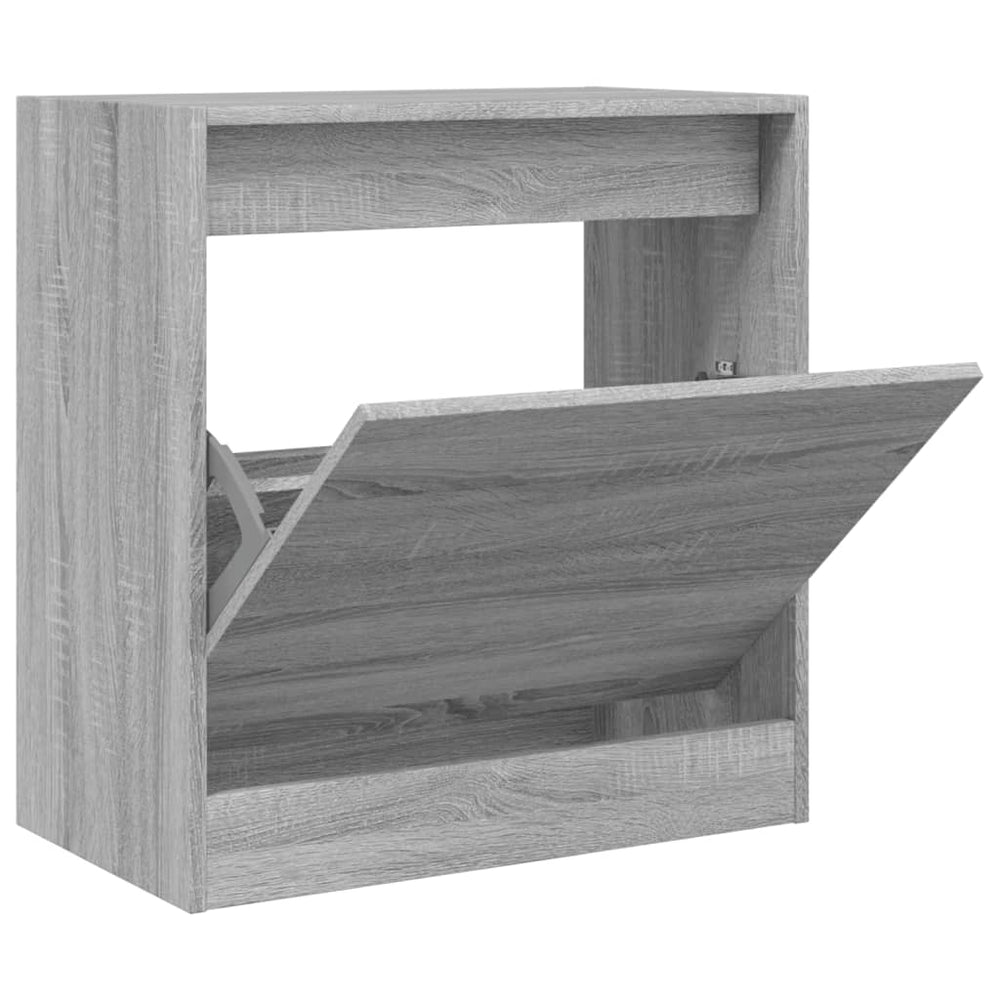 Schuhschrank Grau Sonoma 60 cm