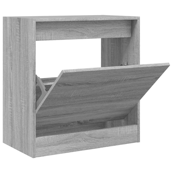 Schuhschrank Grau Sonoma 60 cm