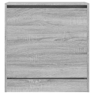 Schuhschrank Grau Sonoma 60 cm