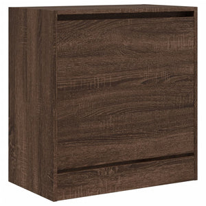 Schuhschrank Braun Eichenoptik