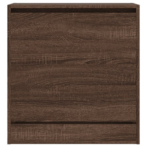 Schuhschrank Braun Eichenoptik