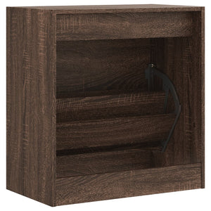 Schuhschrank Braun Eichenoptik