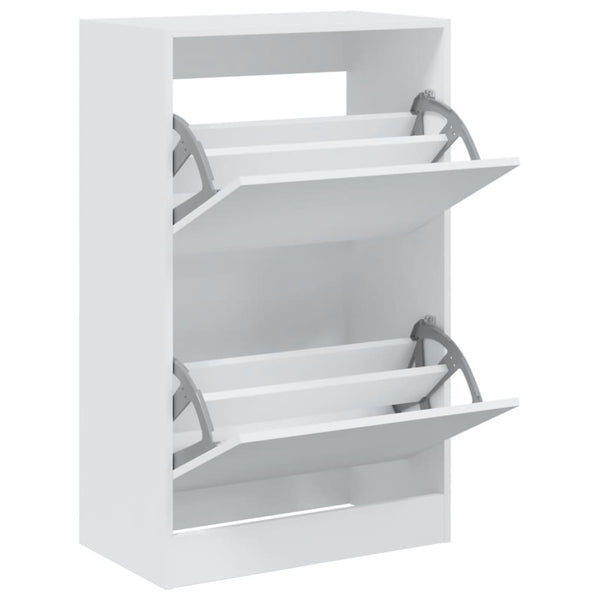 Weißer Schuhschrank 60 cm
