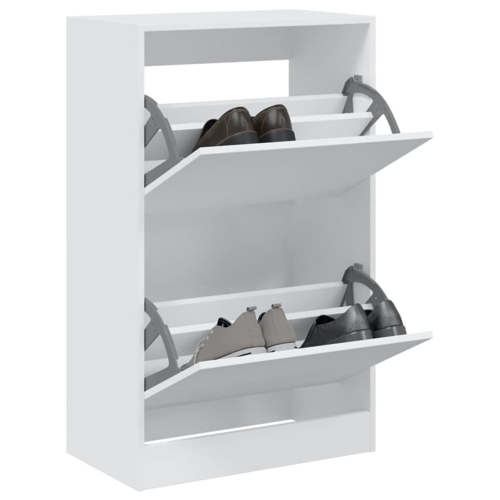 Weißer Schuhschrank 60 cm