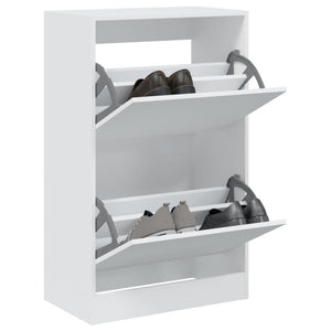 Weißer Schuhschrank 60 cm
