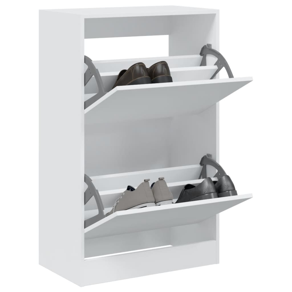 Weißer Schuhschrank 60 cm
