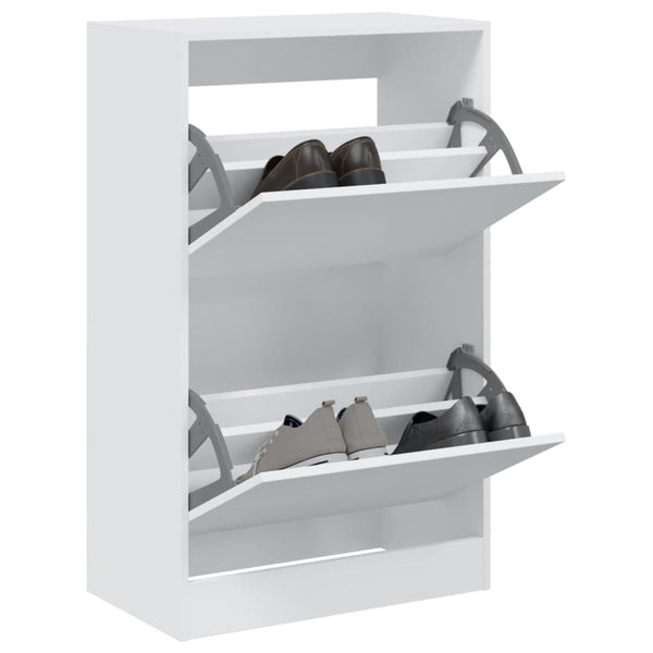 Weißer Schuhschrank 60 cm
