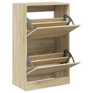 Schuhschrank Sonoma Eiche 60 cm