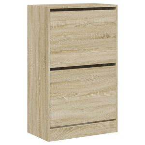 Schuhschrank Sonoma Eiche 60 cm