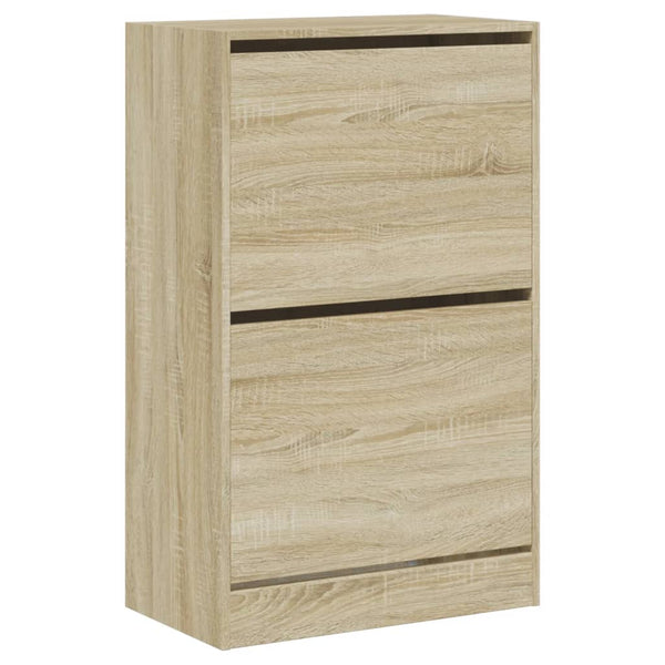Schuhschrank Sonoma Eiche 60 cm