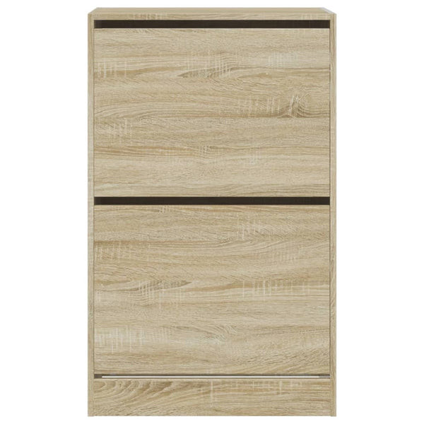 Schuhschrank Sonoma Eiche 60 cm
