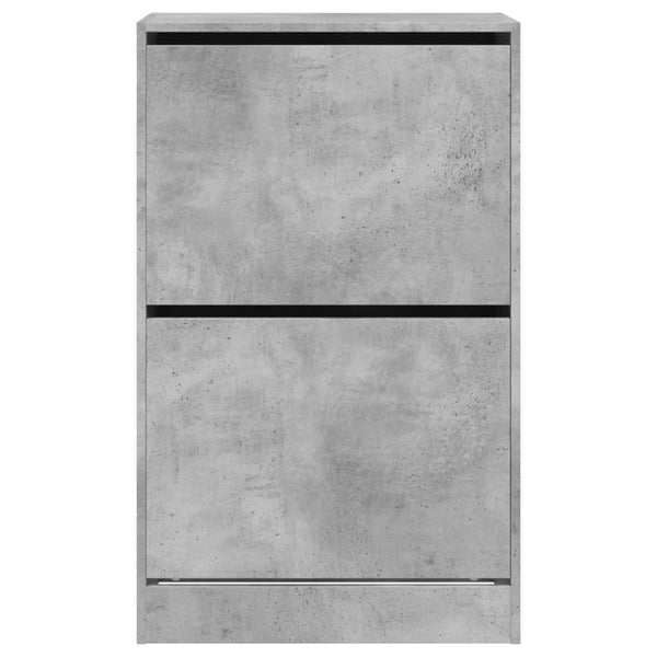 Betongrauer Schuhschrank 60 cm