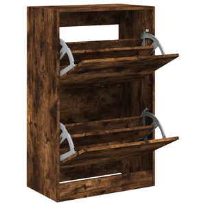 Schuhschrank Räuchereiche 60x34x96,5cm