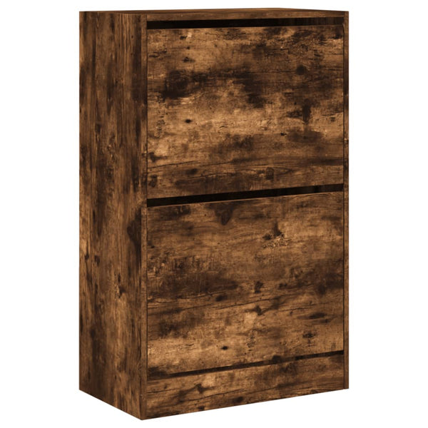 Schuhschrank Räuchereiche 60x34x96,5cm