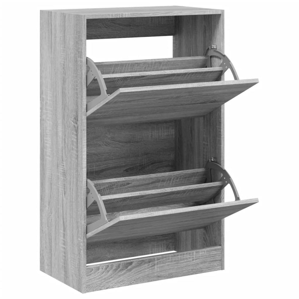 Grauer Schuhschrank Sonoma 60cm