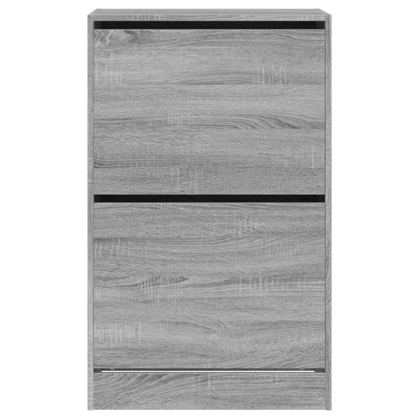 Grauer Schuhschrank Sonoma 60cm