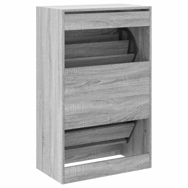 Grauer Schuhschrank Sonoma 60cm