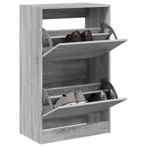 Grauer Schuhschrank Sonoma 60cm