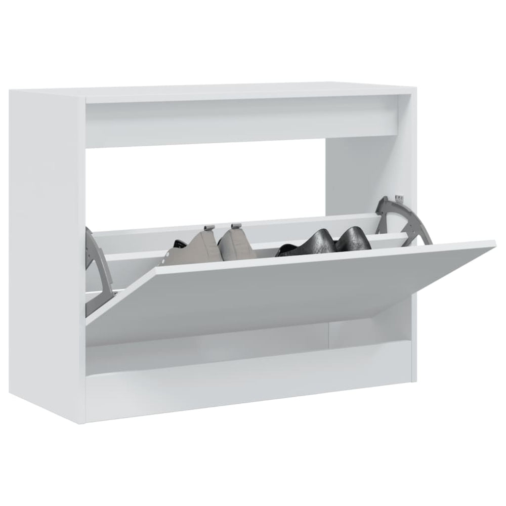 Weißer Schuhschrank 80 cm