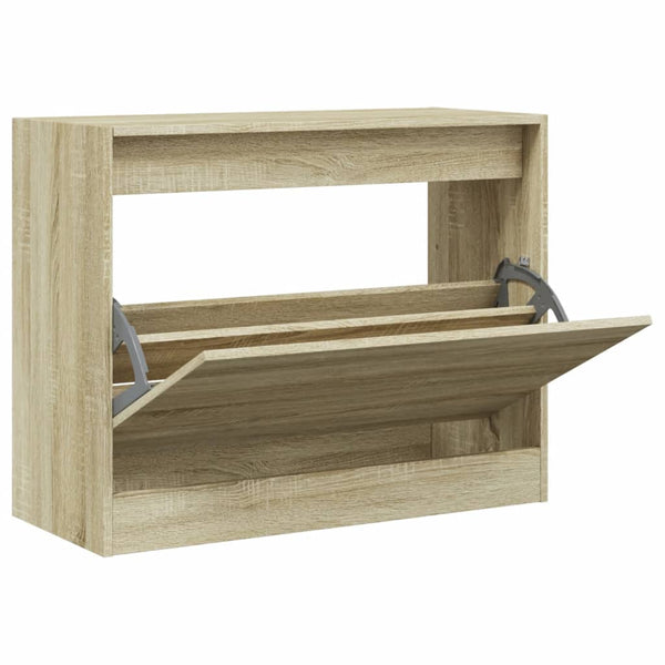 Schuhschrank Sonoma Eiche 80 cm